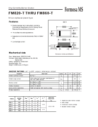Datasheet FM830-T производства Formosa